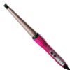 INFINITIPRO BY CONAIR Tourmaline Ceramic Curling Wand, 1-inch to 1/2-inch, Pink