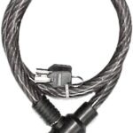 Mikels C-1690 Cable Candado Flexible Llave Seguridad 90 cm