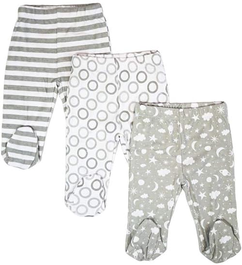 Spasilk - Pantalones de algodón para bebé (3 Unidades)
