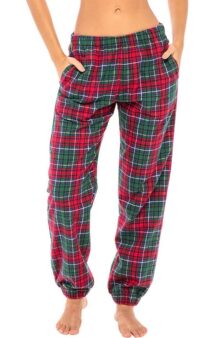 Alexander Del Rossa Women's Flannel Pajama Pants, Long Cotton PJ Bottoms