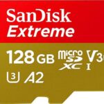 SanDisk RAM-3077 - Tarjeta microSDXC UHS-I 128GB, 160Mb/S 4K Clase A2 V30 C/Adaptador