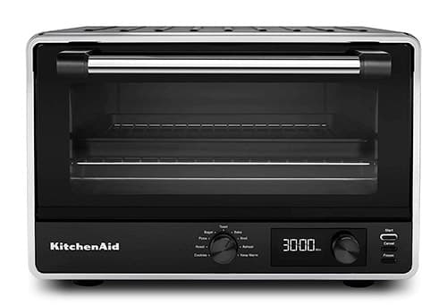 KitchenAid KCO211BM - Horno de horno digital para encimera, tostada, caliente, color negro mate