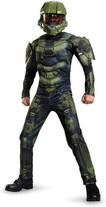 Boys Master Chief Classic Muscle Costume