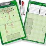 GoSports Soccer Dry Erase Coaches Board with 2 Dry Erase Pens