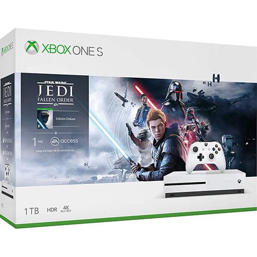 Consola Xbox One S 1TB + Juego Star Wars Jedi: Fallen Order - Bundle Edition