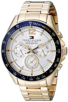 Reloj Tommy Hilfiger para Hombres 46mm, pulsera de Acero Inoxidable
