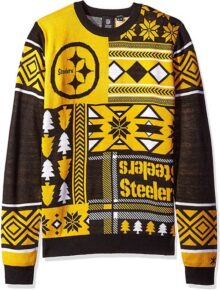 NFL Parches Ugly sweater- Pick Equipo., Pittsburgh Steelers, Mediano